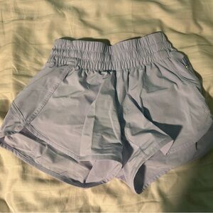 Lululemon Athletica Light Blue Athletic Shorts